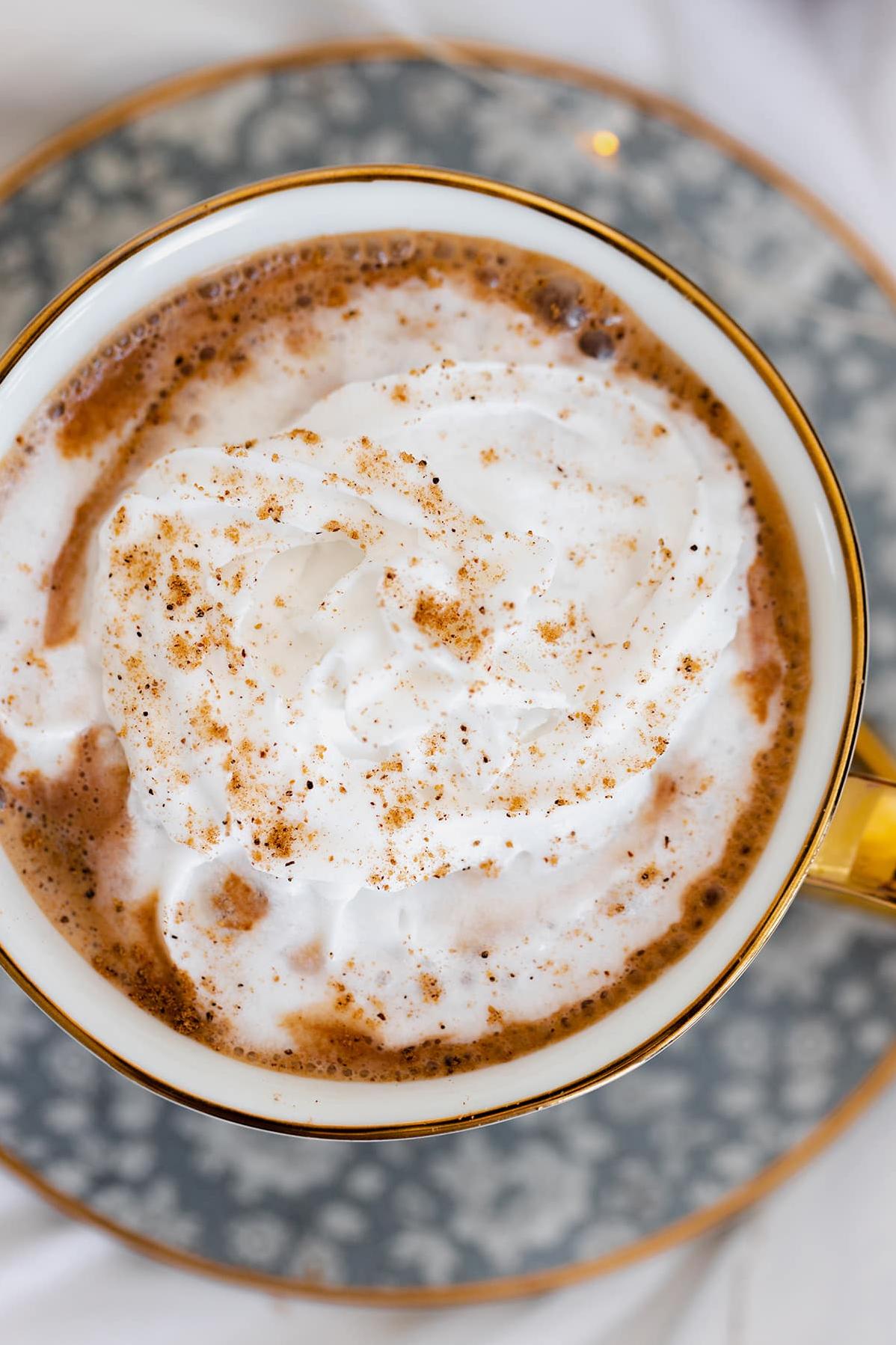  This decadent latte is the perfect way to add some holiday flair to your coffee routine.