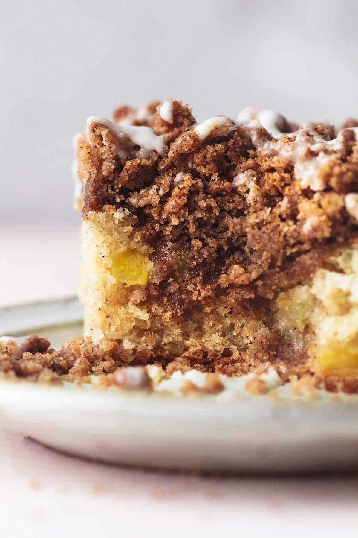 This gorgeous apple streusel coffee cake is the perfect centerpiece for any weekend brunch.