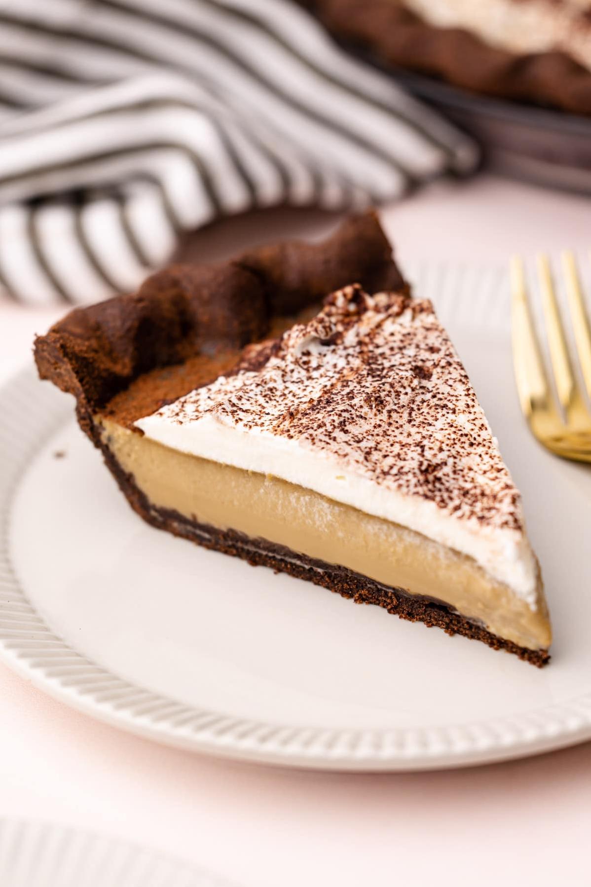  This pie is a coffee lover's paradise.