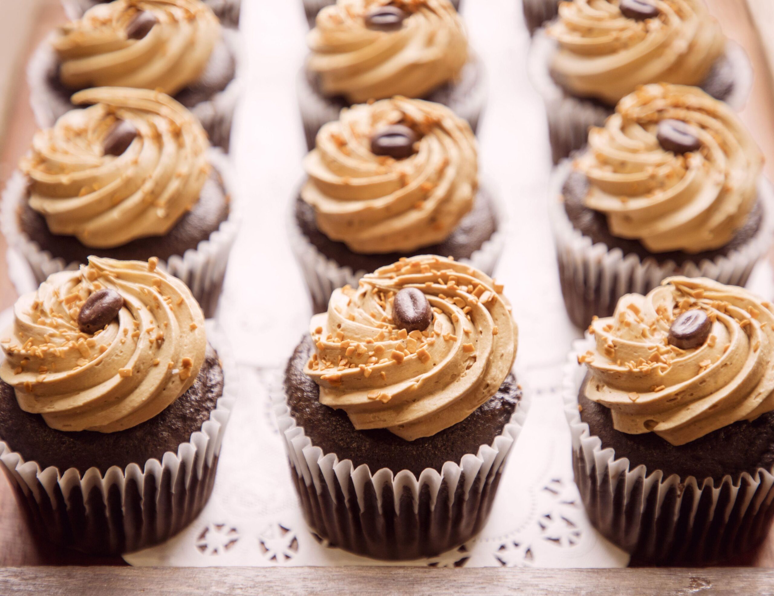  Treat yourself to a delicious and decadent dessert with our Mocha Cupcakes.