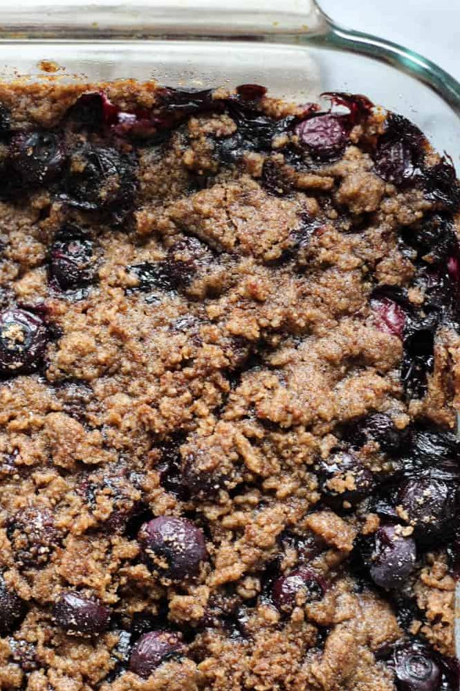  Turn your breakfast into something special with this homemade Blueberry Buckle Coffee Cake.