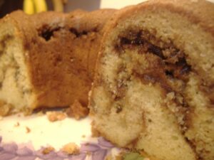 Vanilla Streusel Coffee Cake