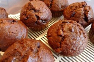 Vegan Mocha Chip Muffins