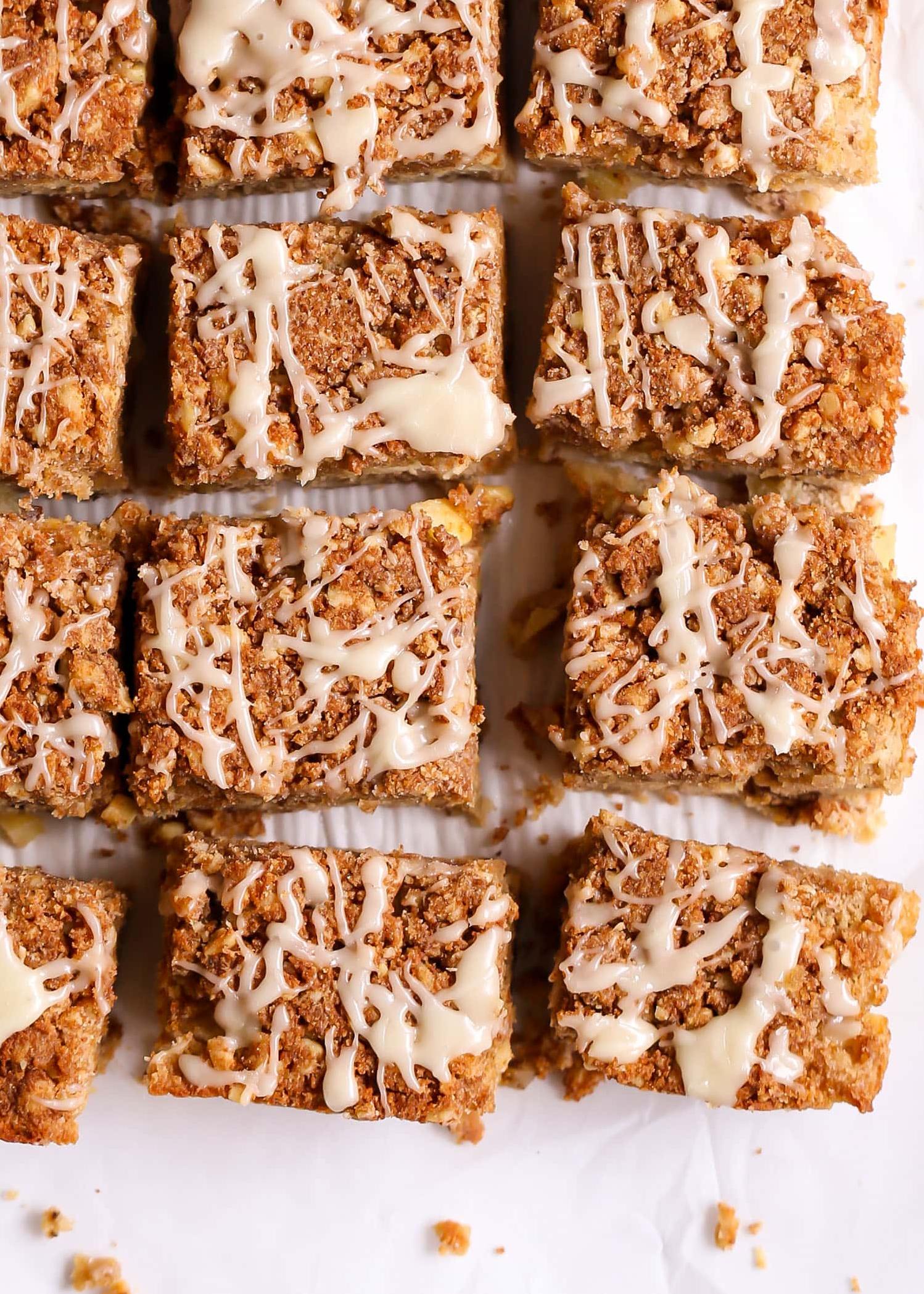  Warm up your day with this scrumptious apple walnut coffee cake.
