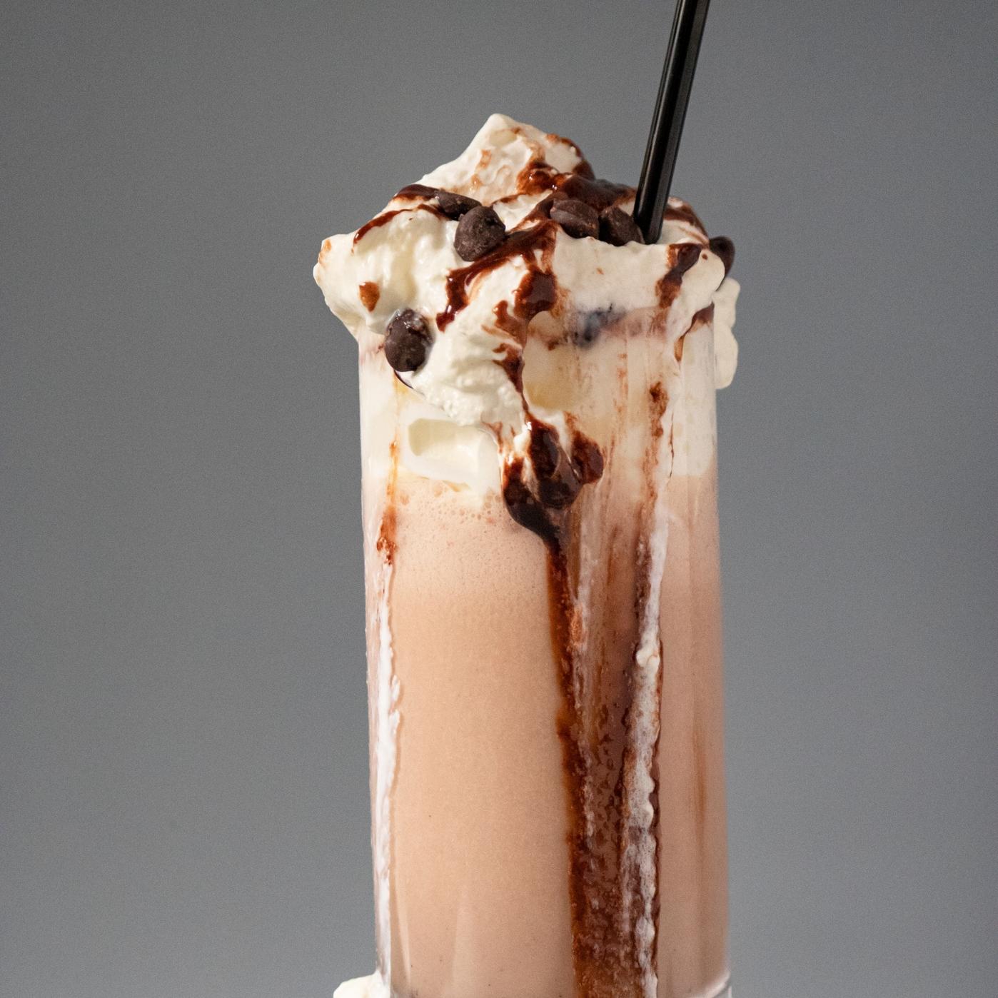  What's better than an iced coffee? An iced cappuccino!