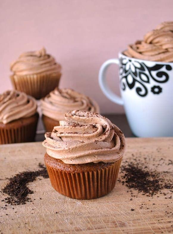  Whip up some happiness with these 3 ingredient coffee cupcakes!