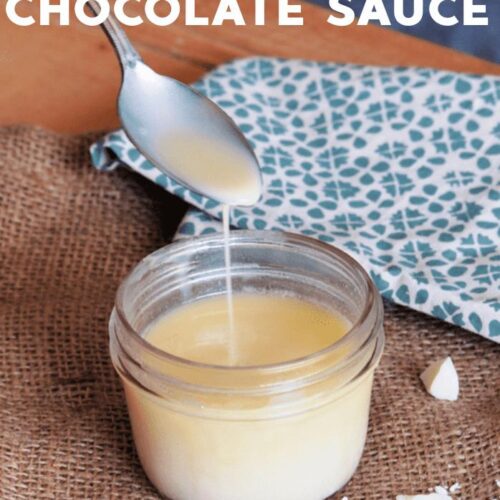 White Chocolate Espresso Sauce