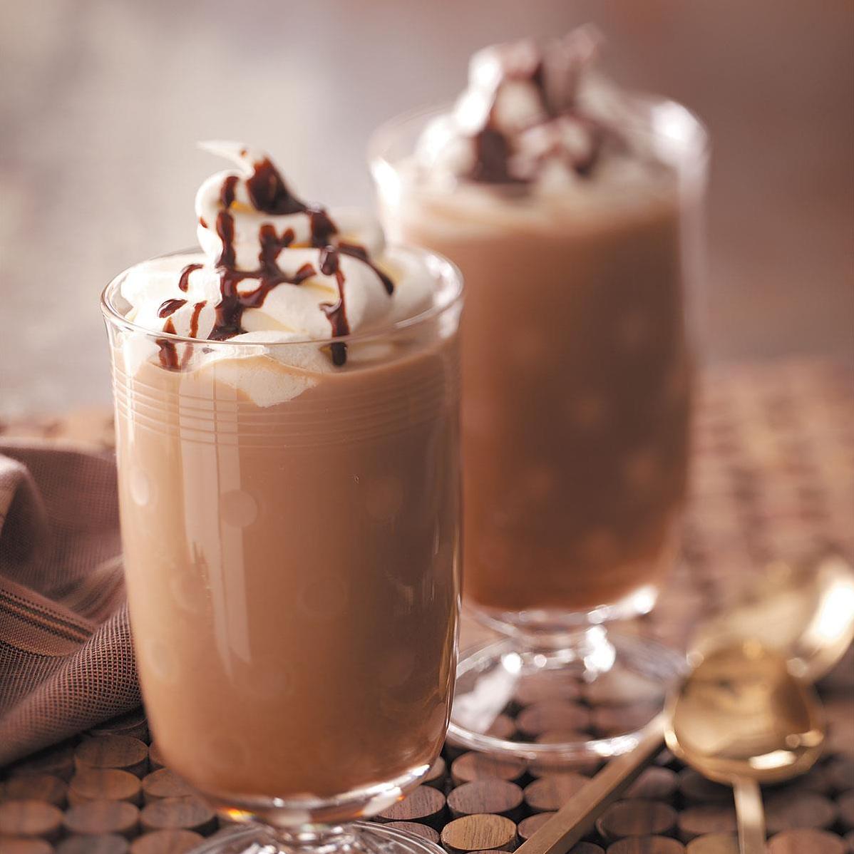  Who needs dessert when you can have a mocha frappé?