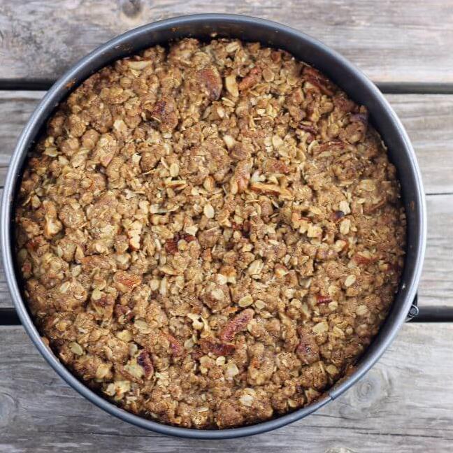  Who says you can't have cake for breakfast? Try this Apple-Oat Coffee Cake with your morning coffee.