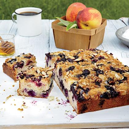  With a streusel topping and bursts of blueberry, this coffee cake is a breakfast dream come true.