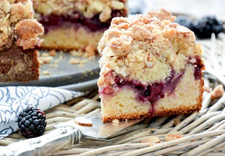  With every bite of this coffee cake, relish the juicy blackberries that burst with flavor in your mouth.