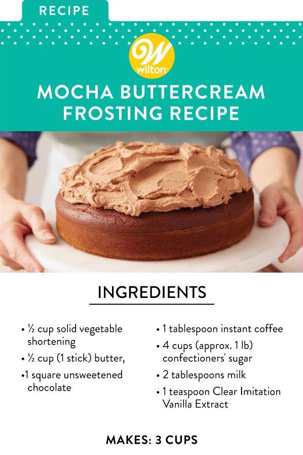  You won't be able to resist licking the bowl clean after making this Mocha Buttercream Frosting.