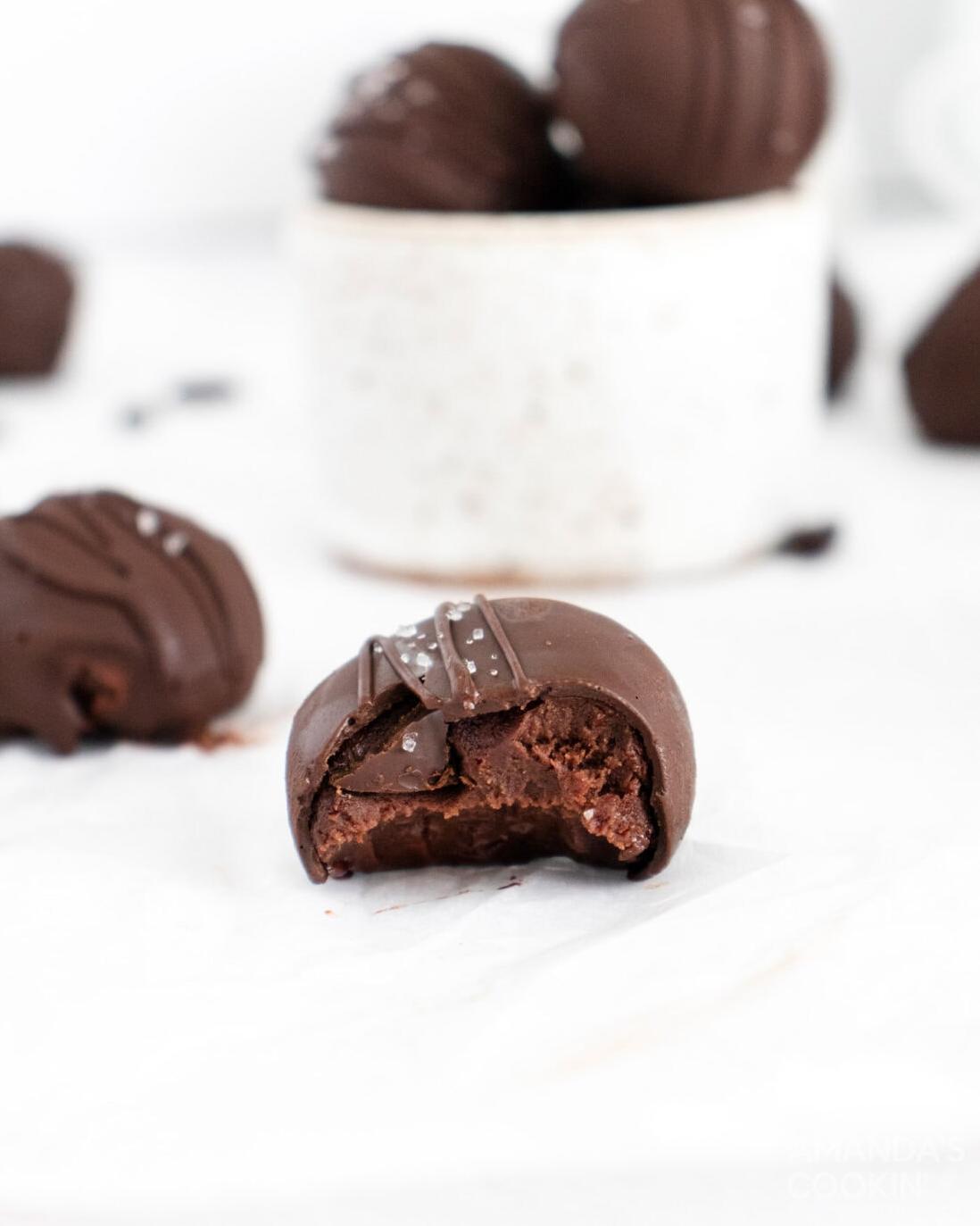  You'll be in chocolate heaven with just one bite of these truffles 🤤